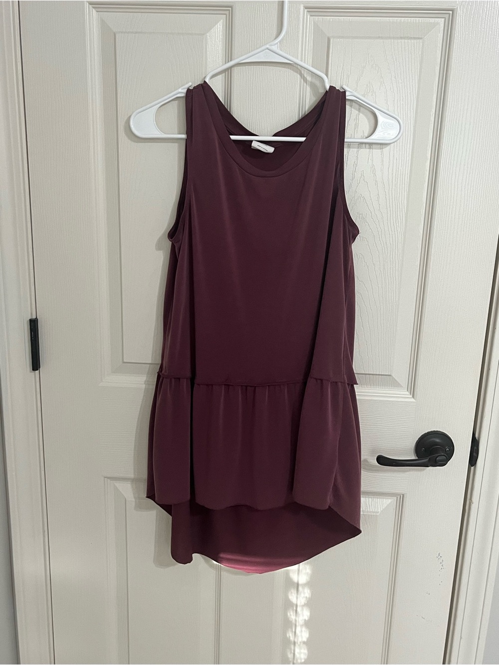 Women's Sleeveless Peplum Tank Top in